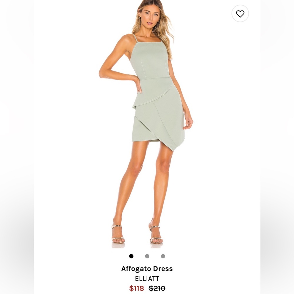 Elliat Dress. Size Small. Color Sage